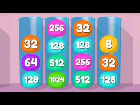 Jelly Drops 2048: Merge game - Color balls Number Match Game (Part 01)