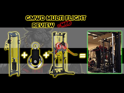 GMWD  Lateral raise and Chest Flye Machine Review (Multiflight AKA) and Modification to Stack.