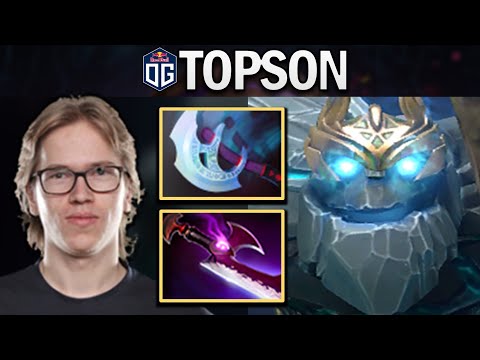 OG.TOPSON TINY WITH 800 XPM - DOTA 2 7.27 GAMEPLAY