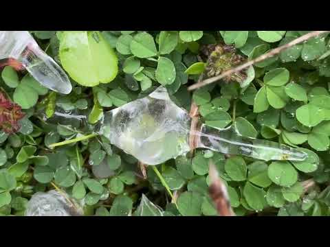 02-18-2020 Little Rock, AR - Spiked Hail Heavy Rain