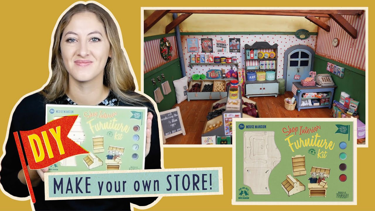 DIY a store | Mouse Mansion Furniture Kit