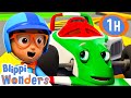 Blippi Challenges A Formula 1 Race Car To A Race 1 HOUR OF BLIPPI WONDERS