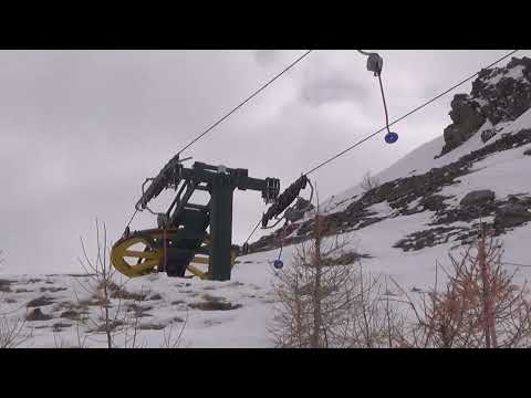 Risalita integrale skilift Leitner / CCM / Graffer "Vallon Cros" - Bardonecchia (TO) / Téléski
