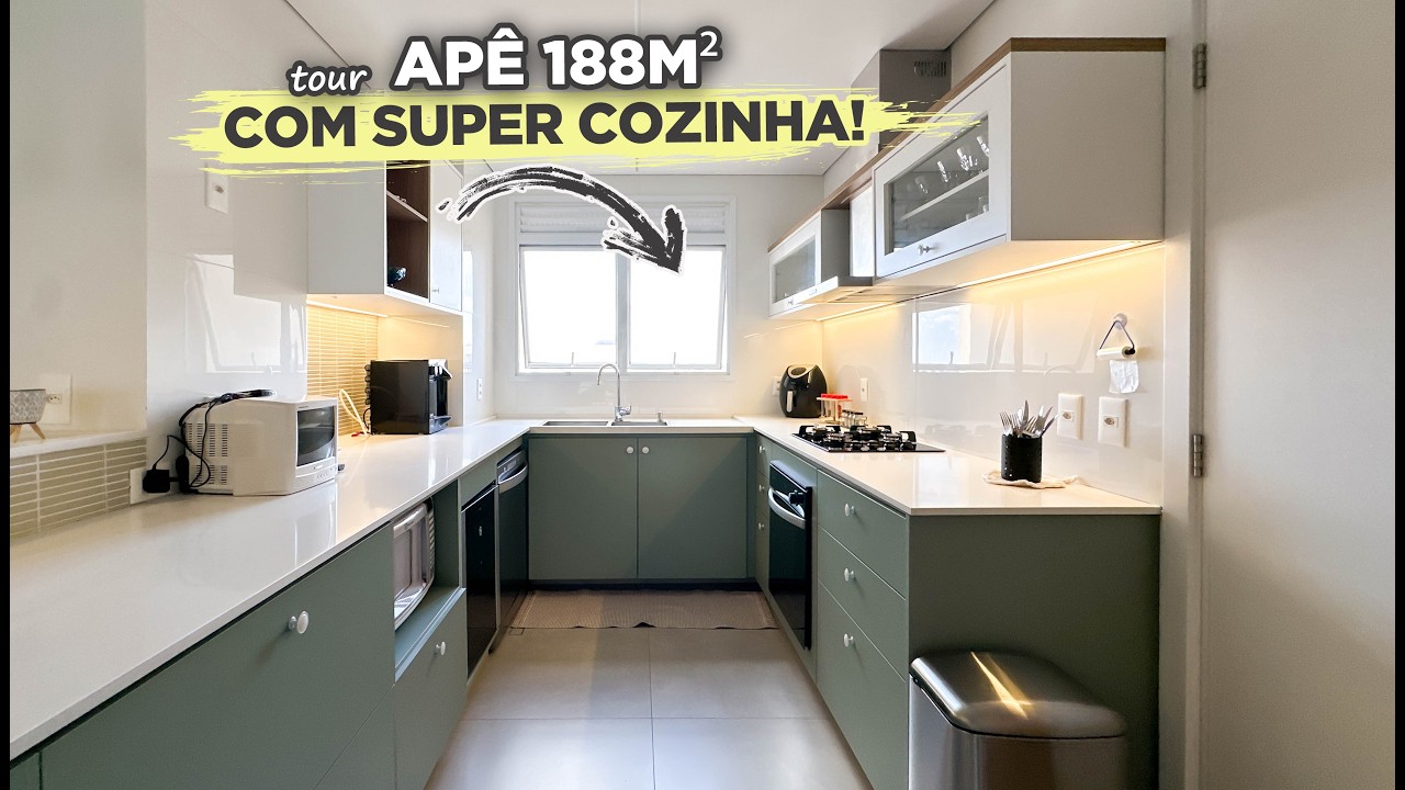 TOUR pelo APÊ com DECOR AFETIVA, COZINHA que "SE ISOLA" e VARANDA estilo QUINTAL | Gaby Garciia