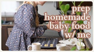 From Scratch BABY FOOD PREP: healthy BLW & puree recipes | 7+ months