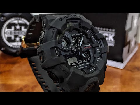 Casio G-Shock 35th Anniversary GA-735A-1AJR Big Bang Black watch unboxing & review