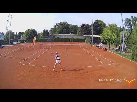 Slamstox College Tennis Showcase 2023 - Schuyler Langley vs. Fleur de Bresser