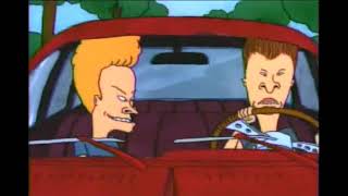Beavis and Butthead driving
