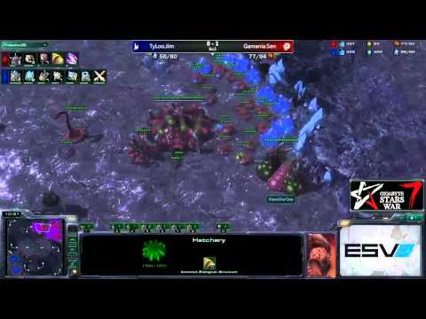 ESVTV - Gigabyte Stars War 7 - TyLoo.Jim[P] VS GamaniaSen[Z] -  G2