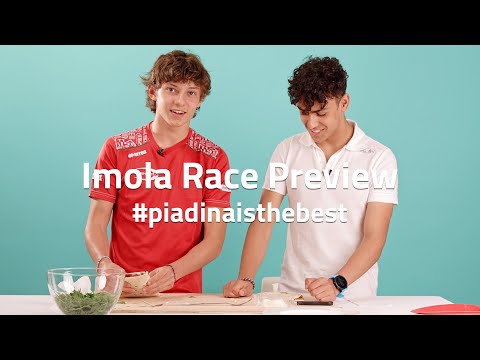 Piadina is the best  |  Imola Race Preview with Andrea Kimi Antonelli and Arvid Lindblad