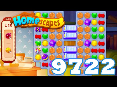 Homescapes Level 9722 HD 3 - match puzzle game | Gameplay Walkthrough | android | GameGo Game | IOS