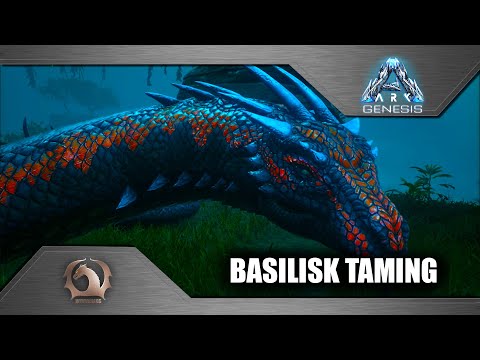 Ark Survival Evolved - Taming Basilisk (Genesis Part 1)
