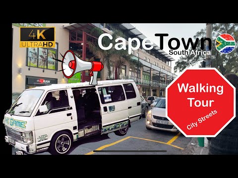 4K Walking Tour Cape Town - South Africa - Spaziergang Kapstadt - [ASMR 4K 60fps  Nonstop]