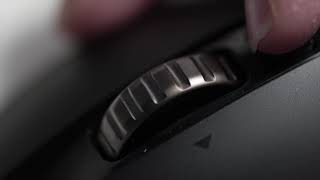Logitech G502 Hero Mouse - Infinite Scroll Wheel Demo Closeup