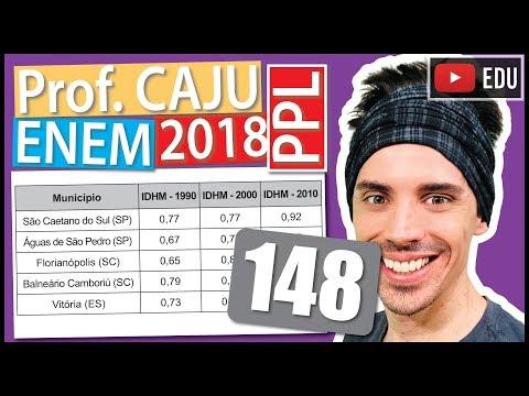[ENEM 2018 PPL] 148 📓  MÉDIA ARITMÉTICA Em 2012, o PNUD Brasil, o Ipea e a Fundação João Pinheiro