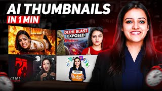 VIRAL Youtube Thumbnail kaise banaye using AI | Make youtube thumbnail using AI | Ritika AI | Hindi