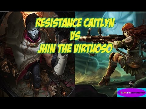 CAITLYN VS JHIN BOT - League Of Legends Full Ranked Commentary
