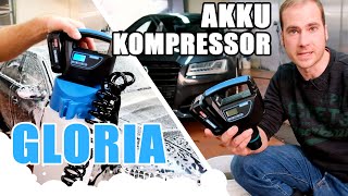 HQS Autopflege - Gloria Akku KOMPRESSOR neues 2021 Model im TEST (Für Gloria FM10 & FM30)