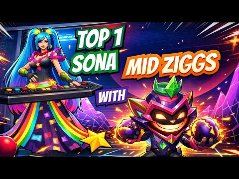 EU RANKED DOMINATION 😱 Ziggs Mid + Sona Top | TOP 1