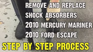 Replacing rear shocks on 2010 Mercury Mariner