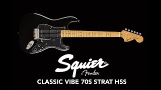 Video thumbnail for Squier Classic Vibe 70s Stratocaster HSS - Demo by Metropolis Guitar MX