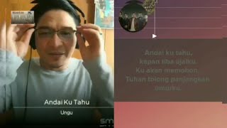 Download lagu Ungu - Andai ku tahu (video karaoke duet bareng artis) smule cover mp3