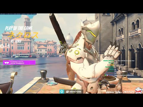 Overwatch This Is How Fastest Genji God Necros Plays