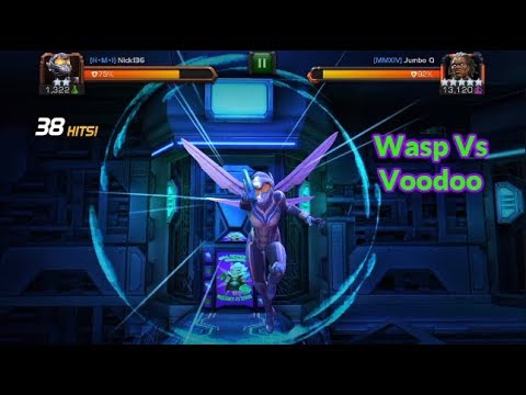 2 Star Wasp Vs 5 Star Rank 5 Doctor Voodoo!! | Marvel Contest Of Champions