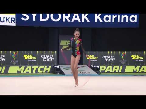 Karina SYDORAK (UKR) - 2020 Rhythmic Europeans, junior rope final