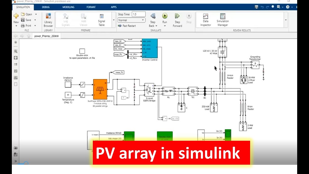 1 - How to design and simulate your Solar photovoltaic panel in Matlab Simulink - Part 1