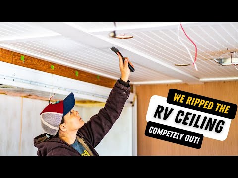 Replace Camper Ceiling Panels