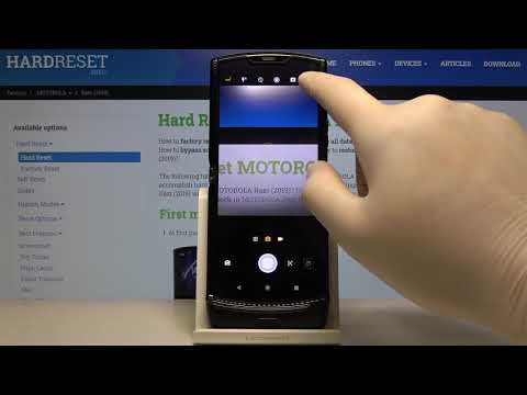 How to Turn On Grid Lines in Motorola Razr 2019 - Camera Stabilization Lines