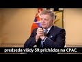 UVEDENIE ROBERTA FICA PRED VYSTÚPENÍM NA KONFERENCII CPAC V USA