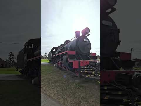 Locomotora ALCo Clase 12 4664 del Ferrocarril Belgrano en Balnearia, Cordoba