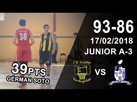 Oribeltza Portugalete v Colegio Vizcaya - Resumen - Junior A-3