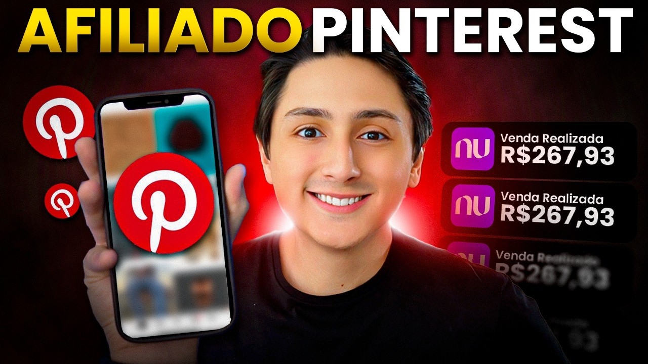 AFILIADO PINTEREST: Passo a passo pelo CELULAR para iniciantes (+R$200 por dia)