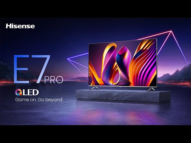 Hisense 75E7NQ PRO TV da gioco QLED UltraHD 4K da 75" AMD Freesync Premium Pro video
