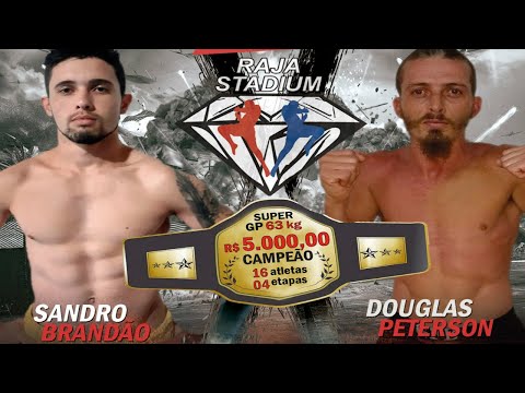 SANDRO BRANDÃO (PLAZA MUAY THAI) vs DOUGLAS PETERSON (G F B)  GP R$ 5.000.00 CHAMPIONS FACTORY 63 KG