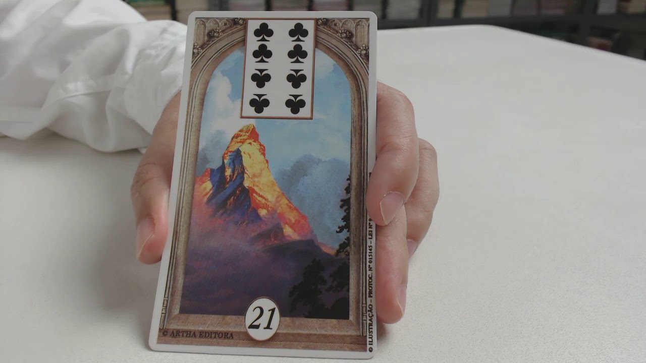 BARALHO CIGANO: CARTA 21 A MONTANHA