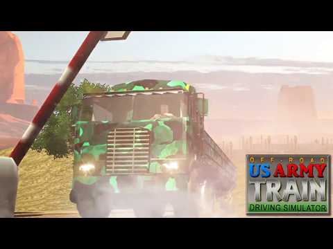 OffRoad US Army Train Driving Simulator Video