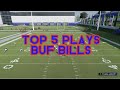 Top 5 Best Passing Plays In Bills Playbook! - Madden 22