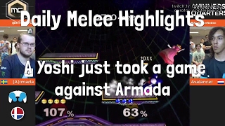 Daily Melee Highlights: A Yoshi just took a game against Armada