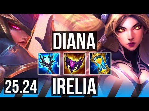DIANA vs IRELIA (MID) | KR Master | 25.24