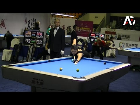 2014 Women 9-Ball WC - Jeanette Lee v Kelly Fisher