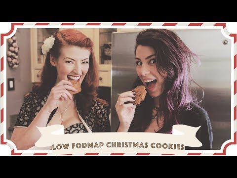 Baking with Jessica and Stevie Boebi // Low FODMAP Christmas Cookies [CC] Video