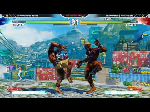 WNF SFV 3.Dank - Commander Jesse (Dhalsim) vs TeamValor | NoFroCole (Dhalsim/Balrog)