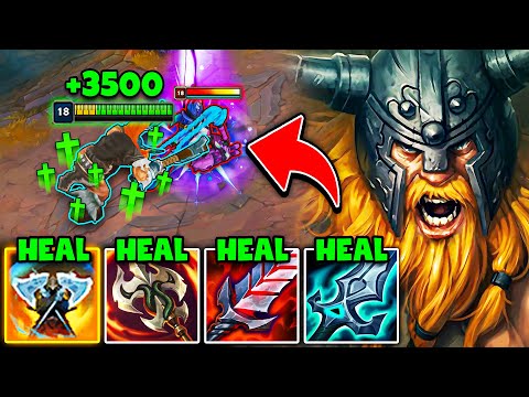 I played the forbidden Lifesteal Olaf build and every auto heals me to full