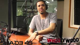 J Cole vs DJ WHOO KID on the WHOOLYWOOD SHUFFLE on SHADE 45