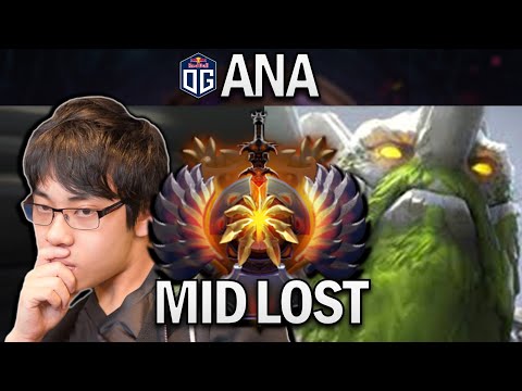 OG.ANA TINY - MID LOST - DOTA 2 7.27 GAMEPLAY