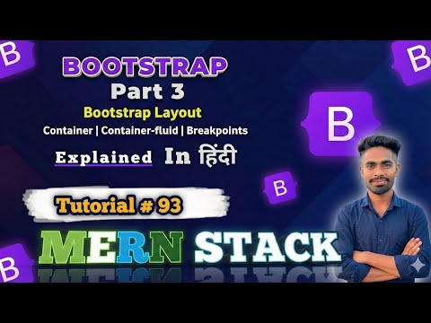 Bootstrap Containers Explained in Hindi | Container vs Container Fluid | MERN Stack #93